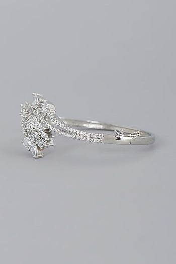 White Finish Zircon  Bracelet