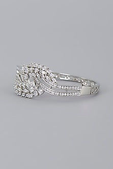 White Finish Zircon Bracelet