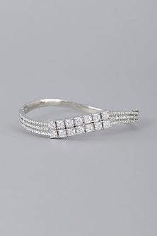 White Finish Zircon Bracelet