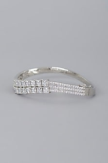 White Finish Zircon Bracelet