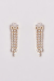 Gold Finish Zircon Necklace Set