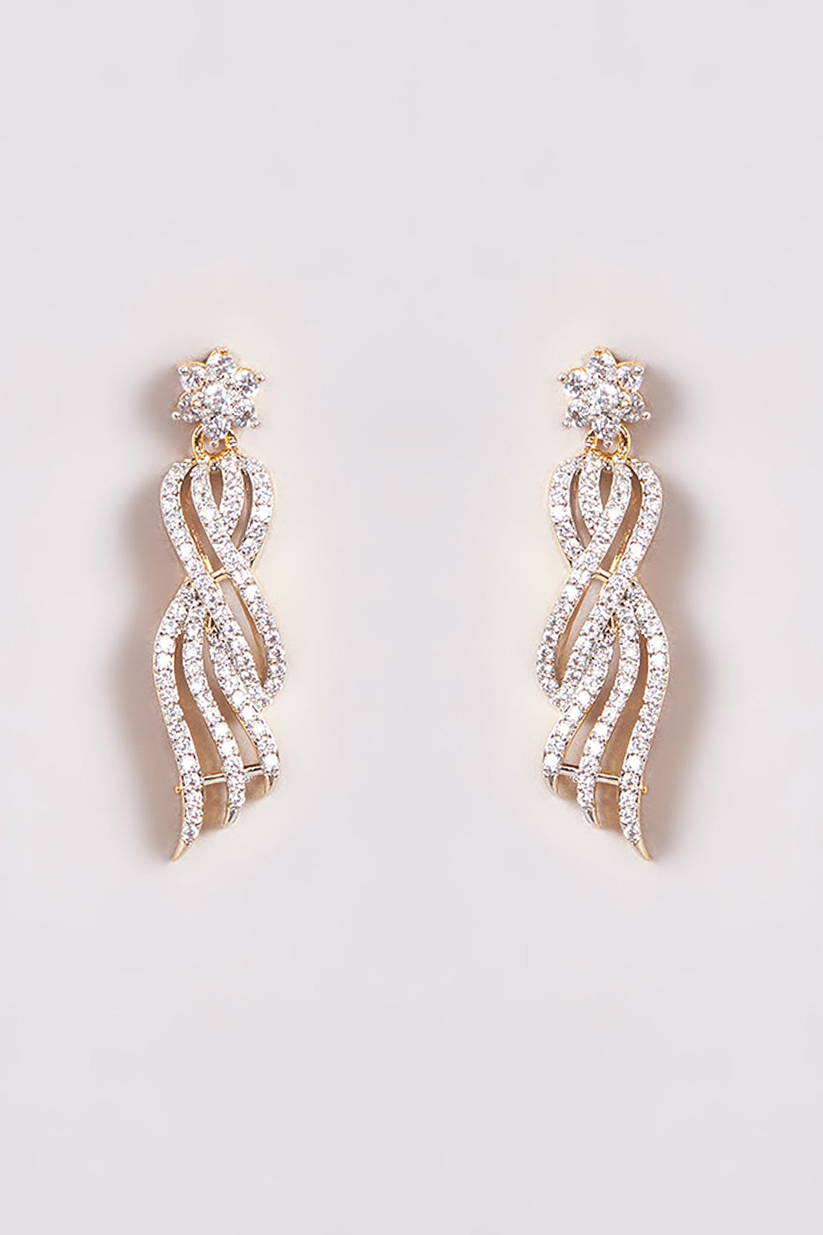 Gold Finish Zircon Necklace Set