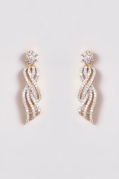Gold Finish Zircon Necklace Set
