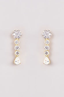 Gold Finish Zircon Necklace Set