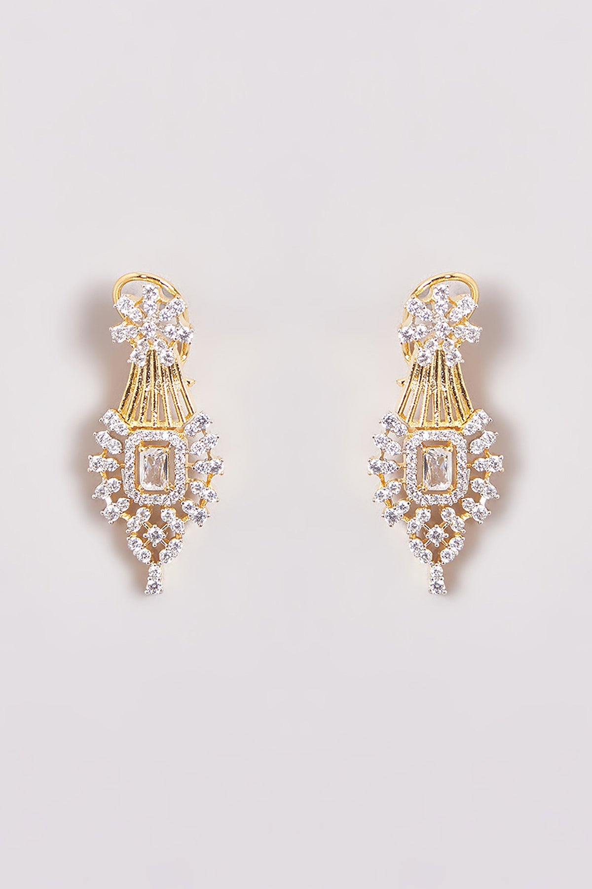 Gold Finish Zircon Necklace Set