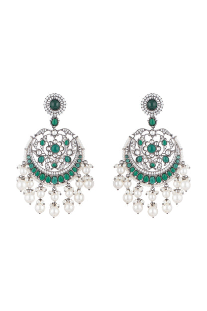 Black Finish Antique Style Earrings