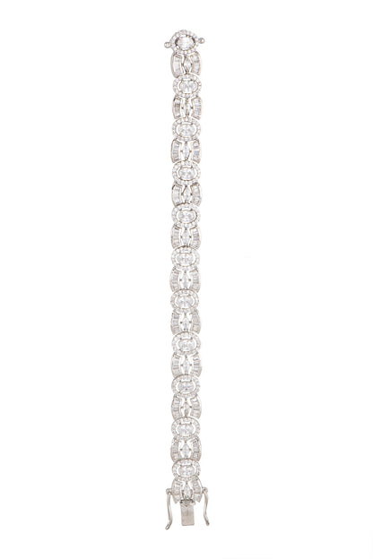White Finish Flexible Bracelet