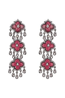 Black Rhodium Finish Earrings