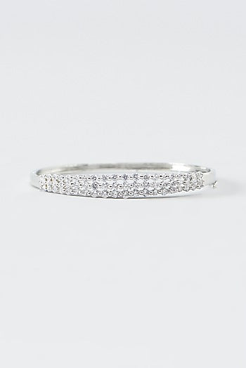 White Finish Zircon Bracelet