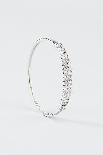 White Finish Zircon Bracelet