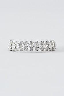 White Finish Zircon Bracelet