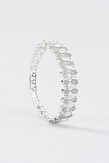White Finish Zircon Bracelet