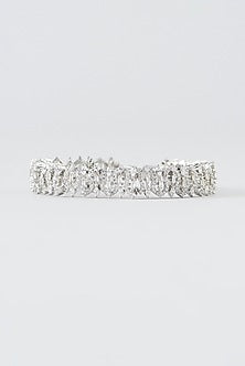 White Finish Zircon Bracelet