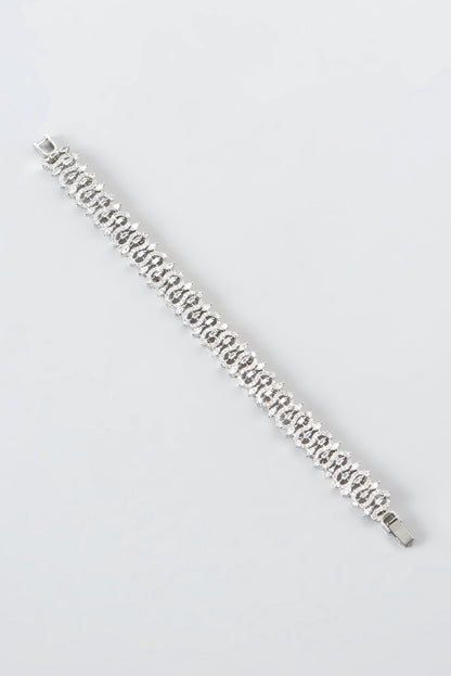 White Finish Zircon Bracelet