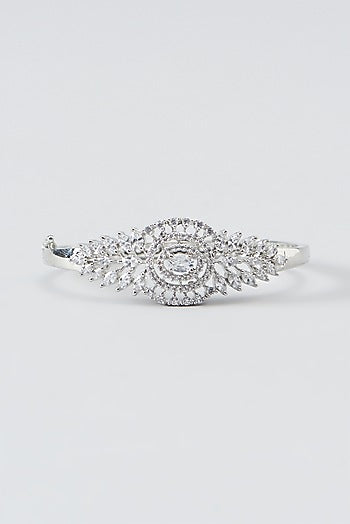 White Finish Zircon Bracelet