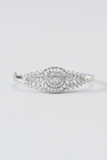 White Finish Zircon Bracelet