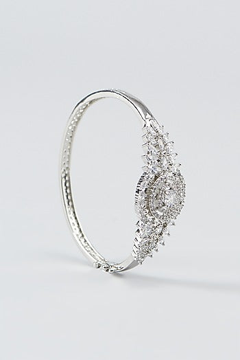 White Finish Zircon Bracelet