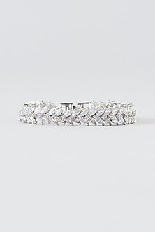 White Finish Zircon Bracelet