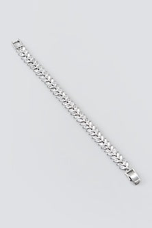 White Finish Zircon Bracelet