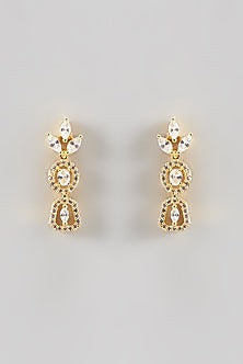 Gold Finish Zircon Necklace Set