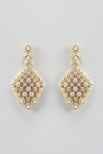 Gold Finish Zircon Necklace Set
