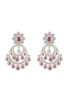 Gold Finish Chandbali Earrings