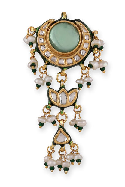 Kundan Polki Embellished Choker Set 
