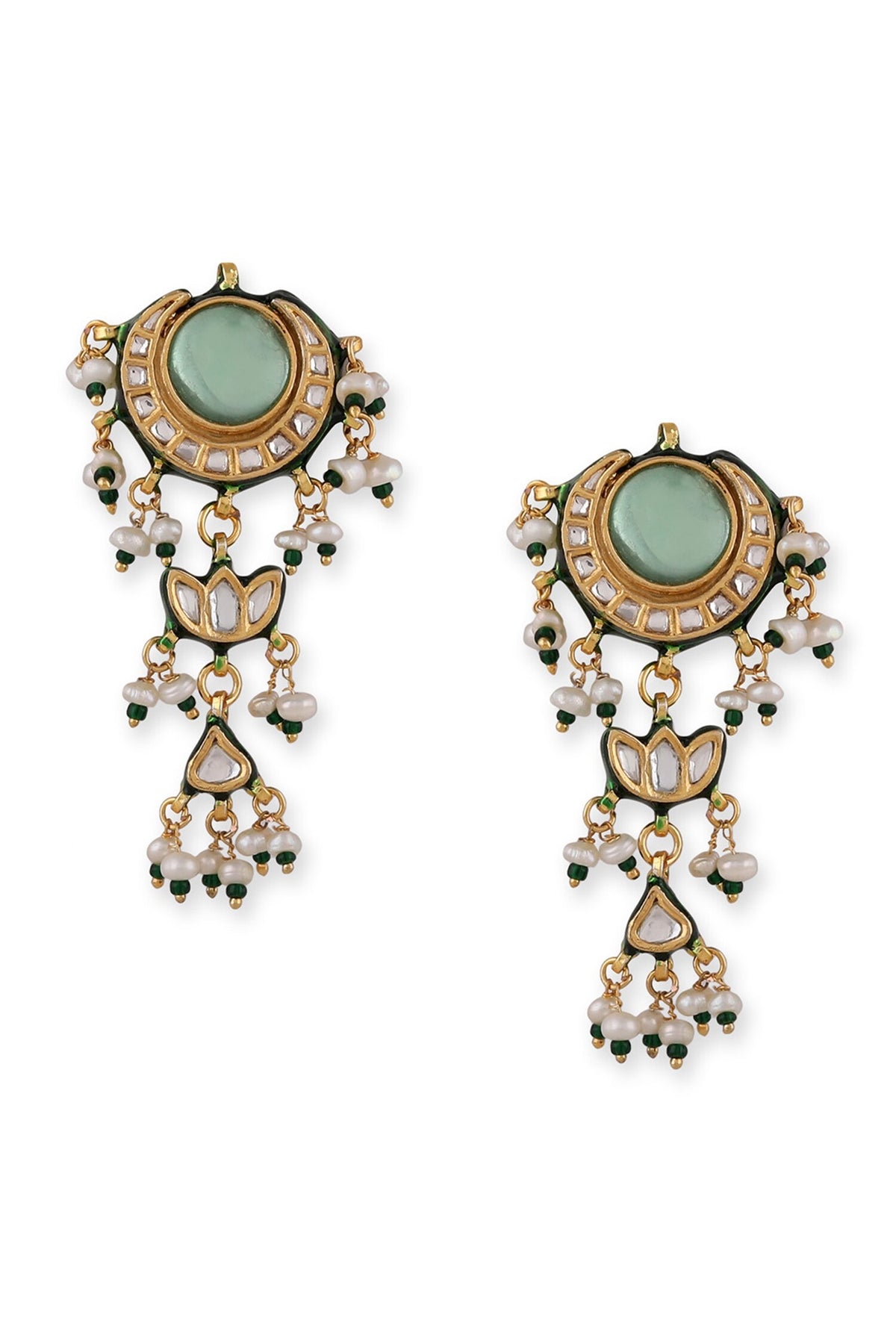 Kundan Polki Embellished Choker Set 
