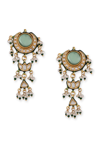 Kundan Polki Embellished Choker Set 