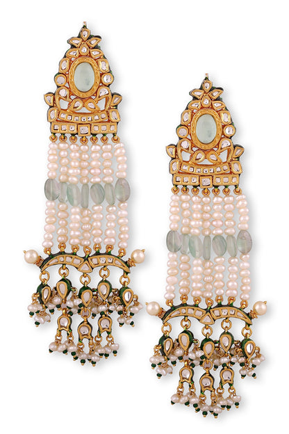 Kundan Embellished Dangler Earrings 