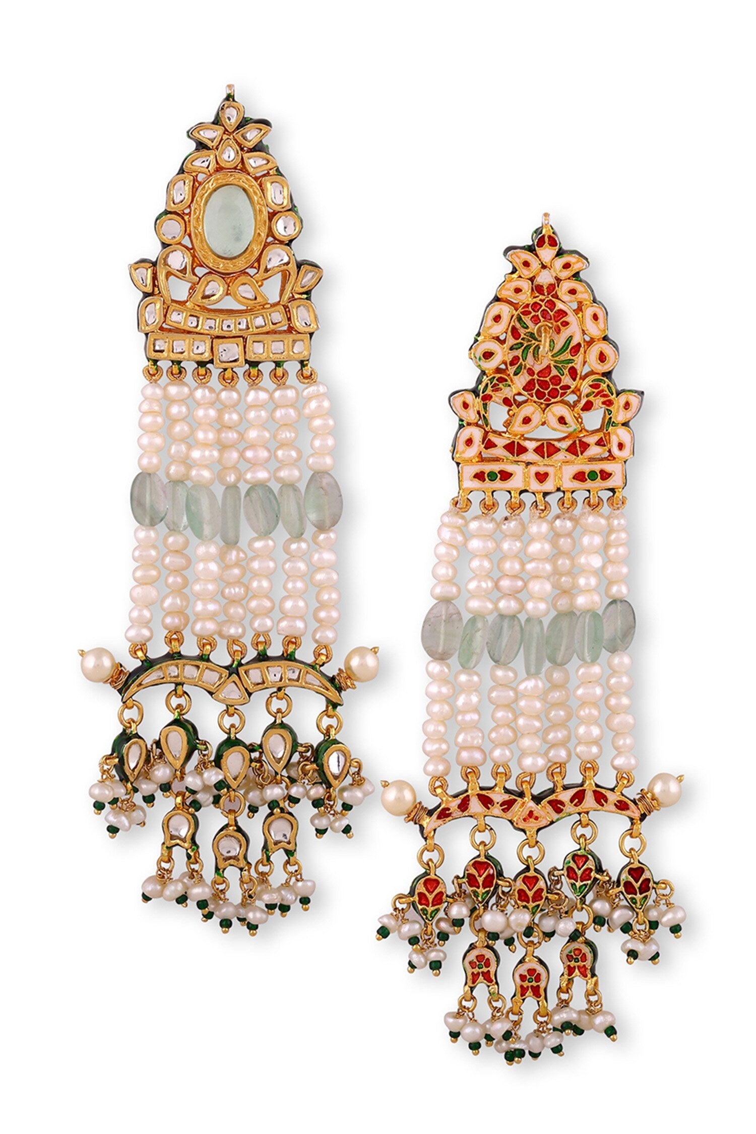 Kundan Embellished Dangler Earrings 