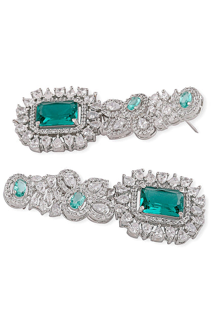 Zircon Studded Choker Set 