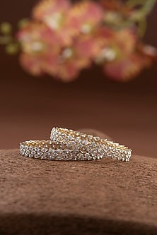 Silver Finish Bangle In Sterling Silver