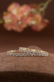 Silver Finish Bangle In Sterling Silver