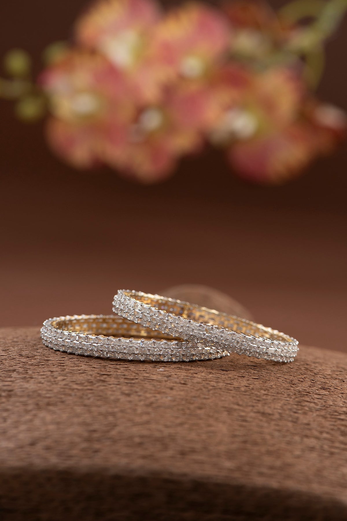 Silver Finish Bangle In Sterling Silver
