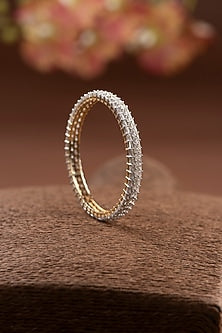 Silver Finish Bangle In Sterling Silver