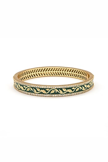 Gold Plated Morning Star Rumeli Dainty Bangle