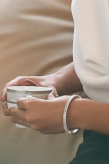 Gold Plated Morning Star Stone Statement Bangle