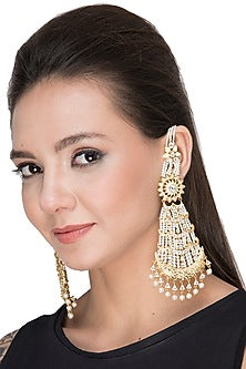 Gold Plated Emerald Earrings