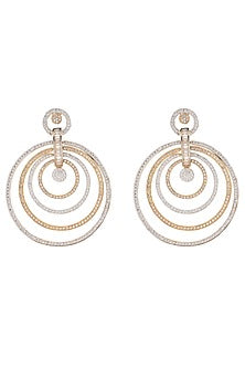 Gold Plated American Diamond Earrings