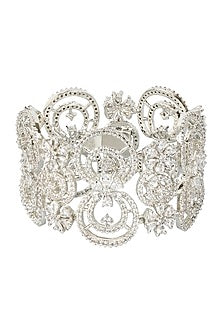 Gold Finish Diamond Bracelet