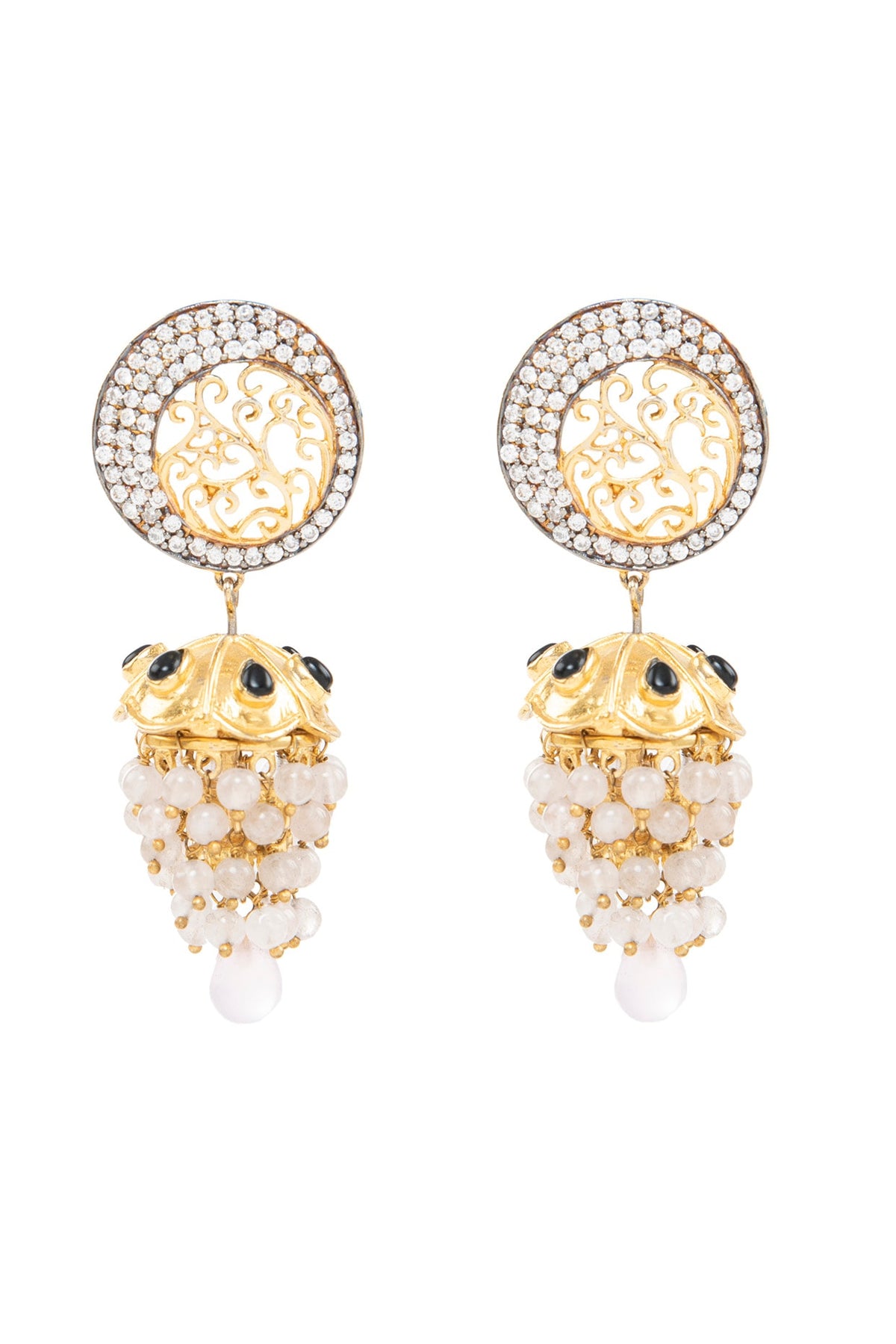 Gold Plated Jhumka Earrings
