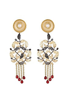 Gold Finish Earrings