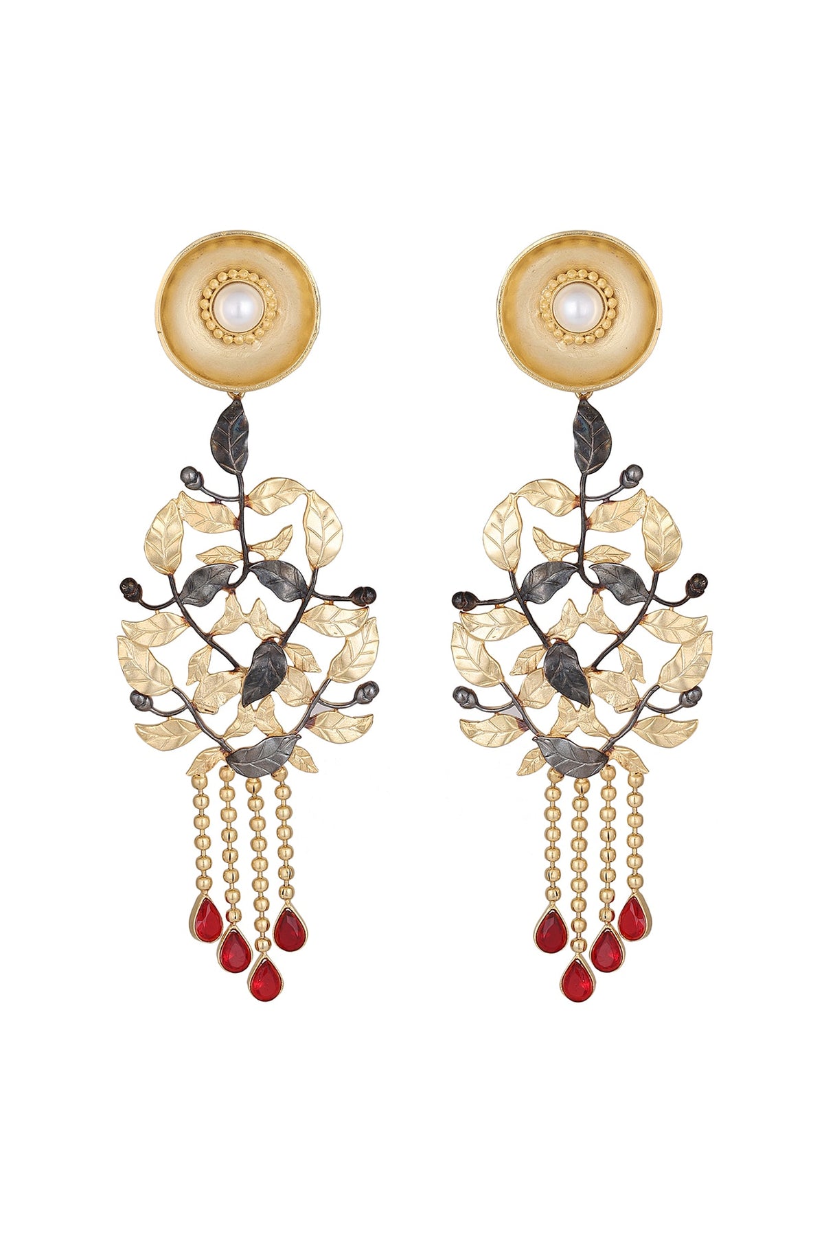 Gold Finish Earrings