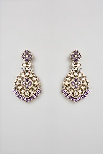 Gold Finish Cubic Zirconia Necklace Set