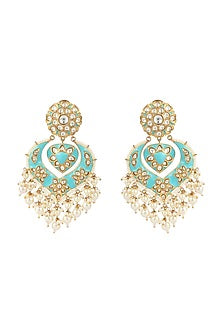 Gold Plated Chandbali Earrings