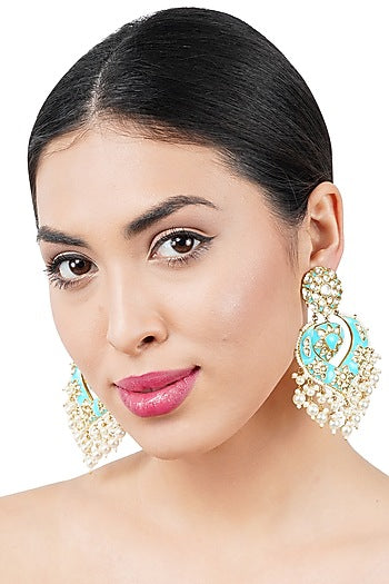 Gold Plated Chandbali Earrings