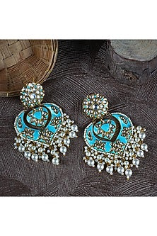 Gold Plated Chandbali Earrings
