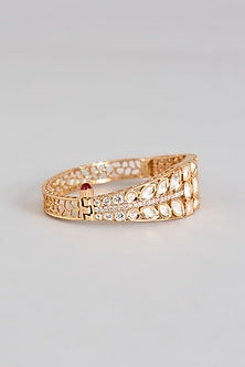 Gold Finish Crystal Bracelet