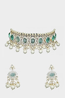 Gold Plated Alloy Necklace Set
